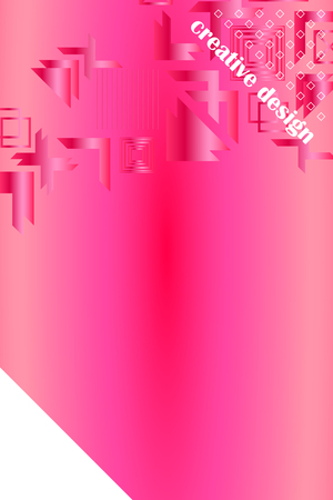 Bright abstract gradient vector business background, business brochure cover designのイラスト素材