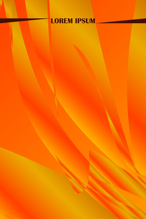 Abstract color 3d paper, art illustration. Vector design layout for banners presentations, flyers, posters and invitationsのイラスト素材