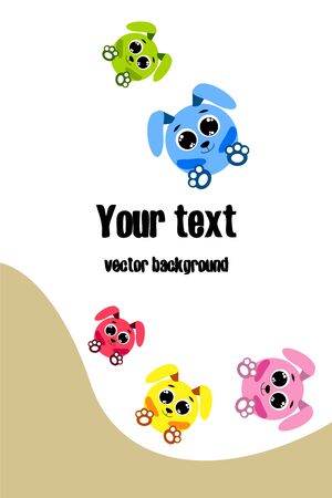 Cute rabbit vector. Easter Bunny. Can be used for kids shirt design., children cartoon character, vector background.のイラスト素材