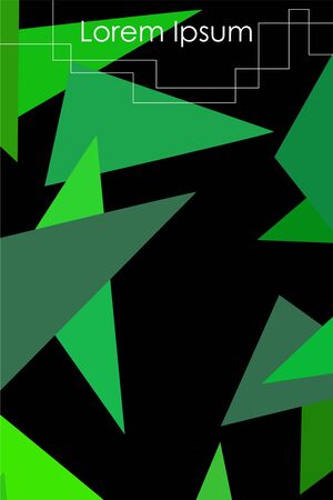Abstract modern poligonal background for brochure and covers, made with geometrical shapes.のイラスト素材