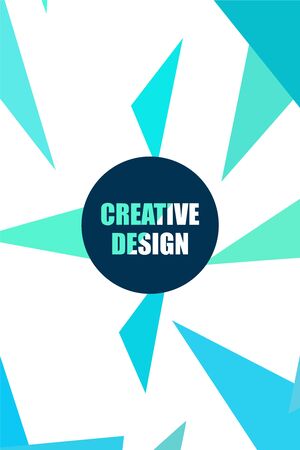 Abstract modern poligonal background for brochure and covers, made with geometrical shapes.のイラスト素材