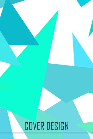 Abstract modern poligonal background for brochure and covers, made with geometrical shapes.のイラスト素材