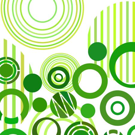 Circle abstract backgrounds. Colorful circles modern abstract composition. Geometric background.のイラスト素材
