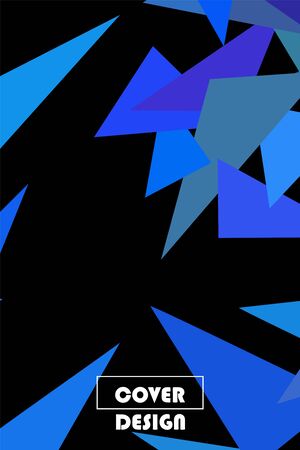 Abstract modern poligonal background for brochure and covers, made with geometrical shapes.のイラスト素材