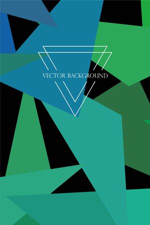 Geometric abstract polygonal background. The pattern in the style of origami, which consists of triangles.のイラスト素材