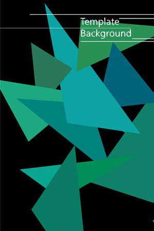 Geometric abstract polygonal background. The pattern in the style of origami, which consists of triangles.のイラスト素材