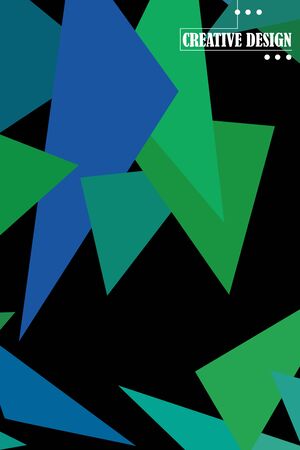 Geometric abstract polygonal background. The pattern in the style of origami, which consists of triangles.のイラスト素材