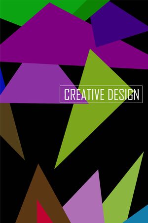 Abstract modern poligonal background for brochure and covers, made with geometrical shapes.のイラスト素材