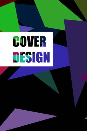 Abstract modern poligonal background for brochure and covers, made with geometrical shapes.のイラスト素材