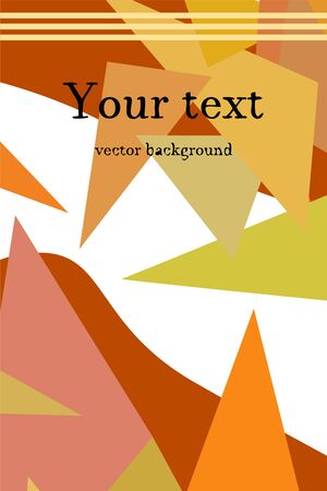 Abstract modern poligonal background for brochure and covers, made with geometrical shapes.のイラスト素材