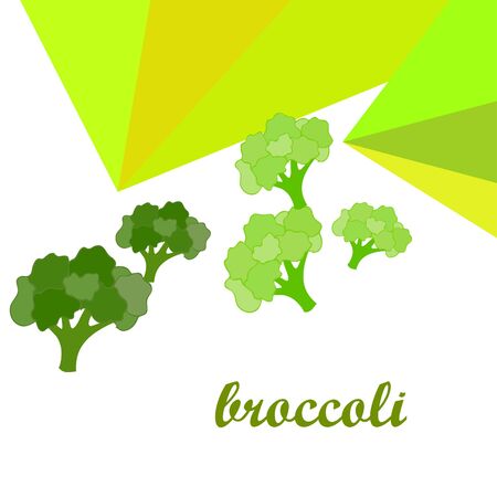 Broccoli Organic vegetable food poster