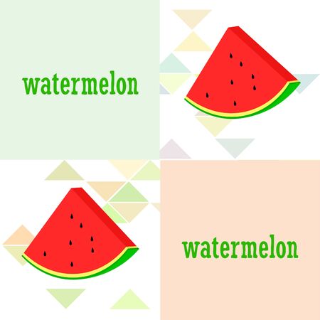 Watermelon Banner Juicy Ripe Watermelon Slices Royalty Free