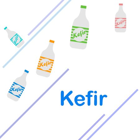 Sweet cartoon ice cream. Vector colorful ice creams.のイラスト素材