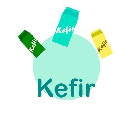 Sweet cartoon ice cream. Vector colorful ice creams.のイラスト素材