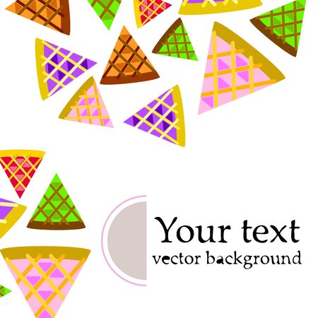 Vector homemade fruit and berry pie for christmas, thanksgiving and all kinds of holidays. Top view of baked cake.のイラスト素材