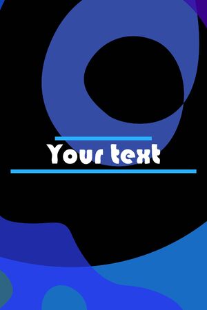 Abstract geometric background for business brochure cover design. Vector banner poster template.のイラスト素材