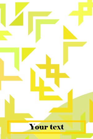 Abstract geometric element in futuristic style . Useful for prints and posters.のイラスト素材