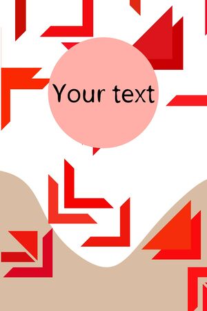 Abstract geometric element in futuristic style . Useful for prints and posters.のイラスト素材