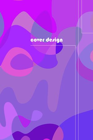 Beautiful abstract spots vector illustration of grunge texture.のイラスト素材