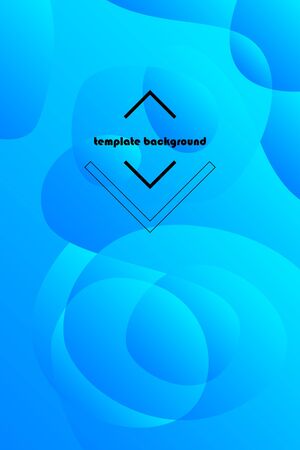 Abstract color modern geometric spots, vector background.のイラスト素材
