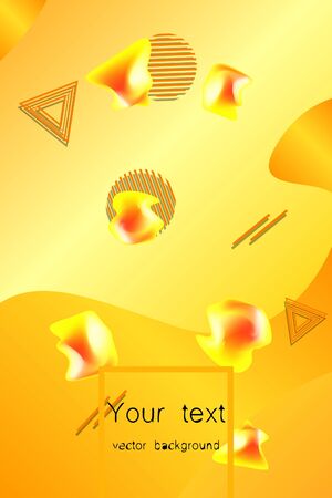 Liquid vector colorful shapes. Abstract vector background. Liquid ink art designのイラスト素材