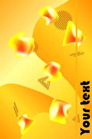 Liquid vector colorful shapes. Abstract vector background. Liquid ink art design.のイラスト素材