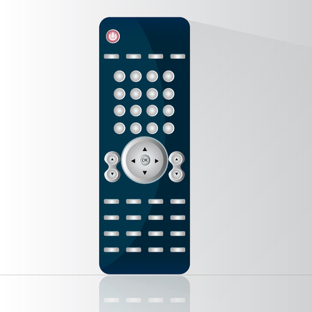 Realistic TV remote controlのイラスト素材