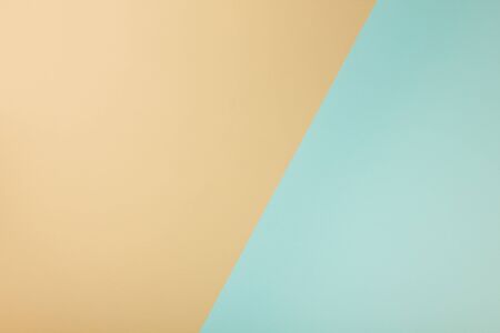 Blue and beige pastel paper color for background
の写真素材