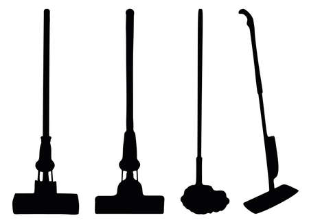 Mops for cleaning the house.のイラスト素材