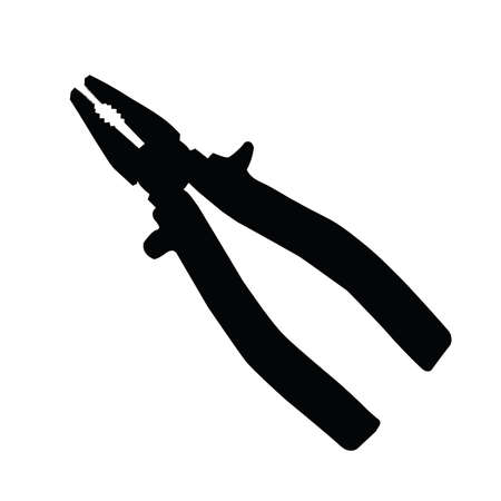 Pliers. Vector image.のイラスト素材