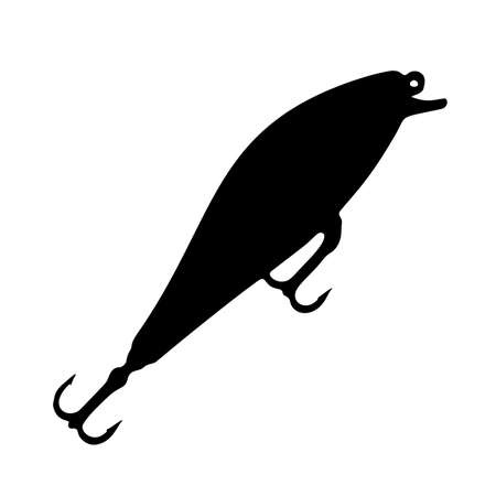 Wobbler and poper for fishing. Bait for predatory fish. Vector image.のイラスト素材