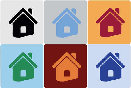 House emblem set.のイラスト素材