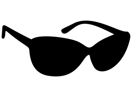 Sunglasses to preserve vision. Vector image.のイラスト素材