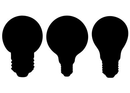 A set of light bulbs for lamps. Vector image.のイラスト素材
