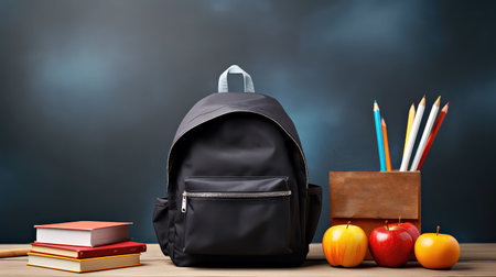 Back to school still life mockupの素材