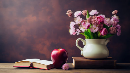 Back to school still life mockupの素材