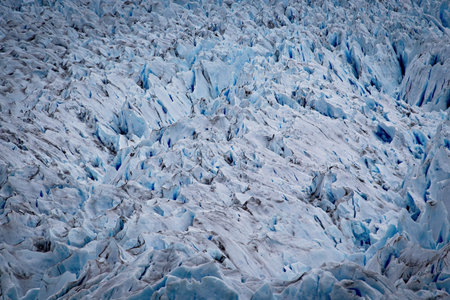 Perito Moreno Glacier in Los Glaciers National Park in Patagonia, Argentina. Blue ice Glacier,...