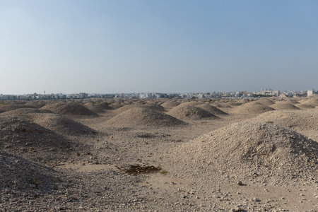 A'Ali East Burial Mound field in Manama Bahrain