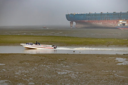 Ship breaking yard in Bangladesh Chittagong