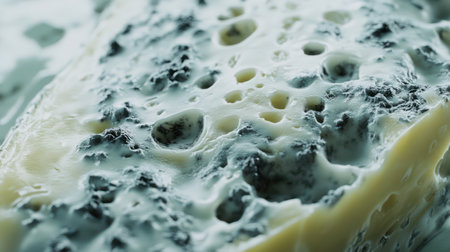 Close up texture of the blue cheeseの素材