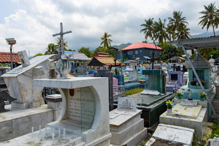 Historical place Santa Cruz Cemetery in Dili, Timor Lesteのeditorial素材