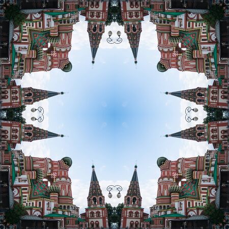Square handkerchief, accessory, textiles, tiles - kaleidoscope of photos on the theme - my Moscow....