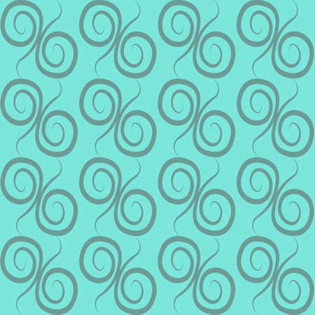 Seamless texture, pattern on a square background - colored curls. Abstraction. Background for a website or blog, wallpaper, textiles, packaging.のイラスト素材