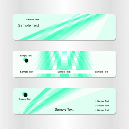 Header or a banner for a website setのイラスト素材