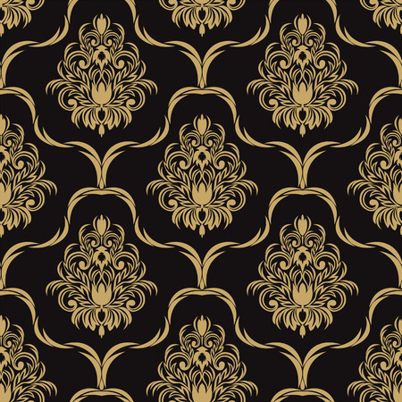 Seamless retro Wallpaper for designのイラスト素材