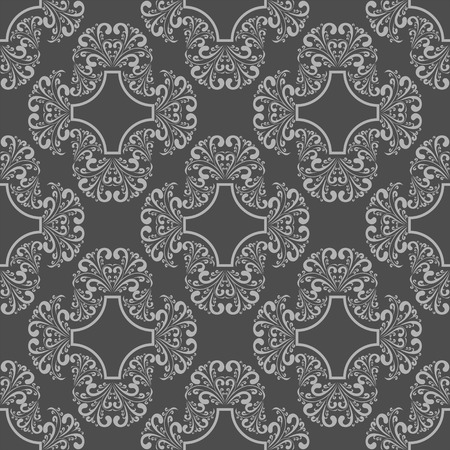 Retro seamless floral Wallpaper for designのイラスト素材