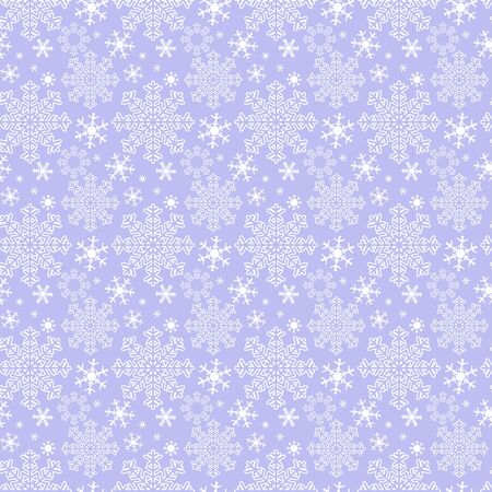 Seamless winter blue Wallpaper with Snowflakesのイラスト素材
