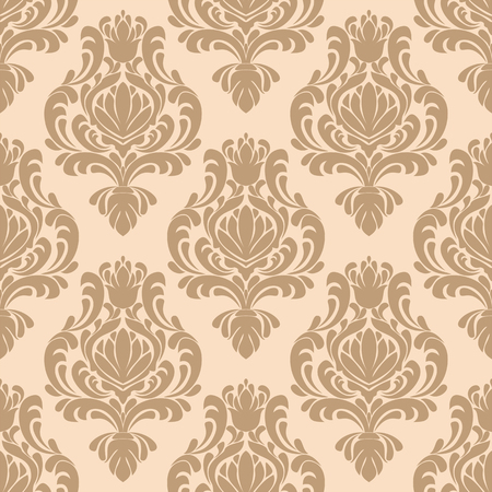 Seamless damask  retro Wallpaper for Designのイラスト素材