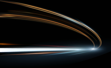 Vector Illustration of abstract, science, futuristic, energy technology concept. Digital image of...