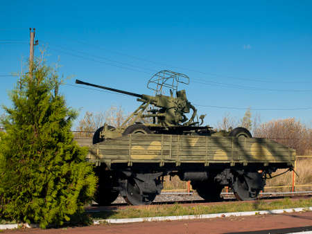 Anti-aircraft gunの写真素材